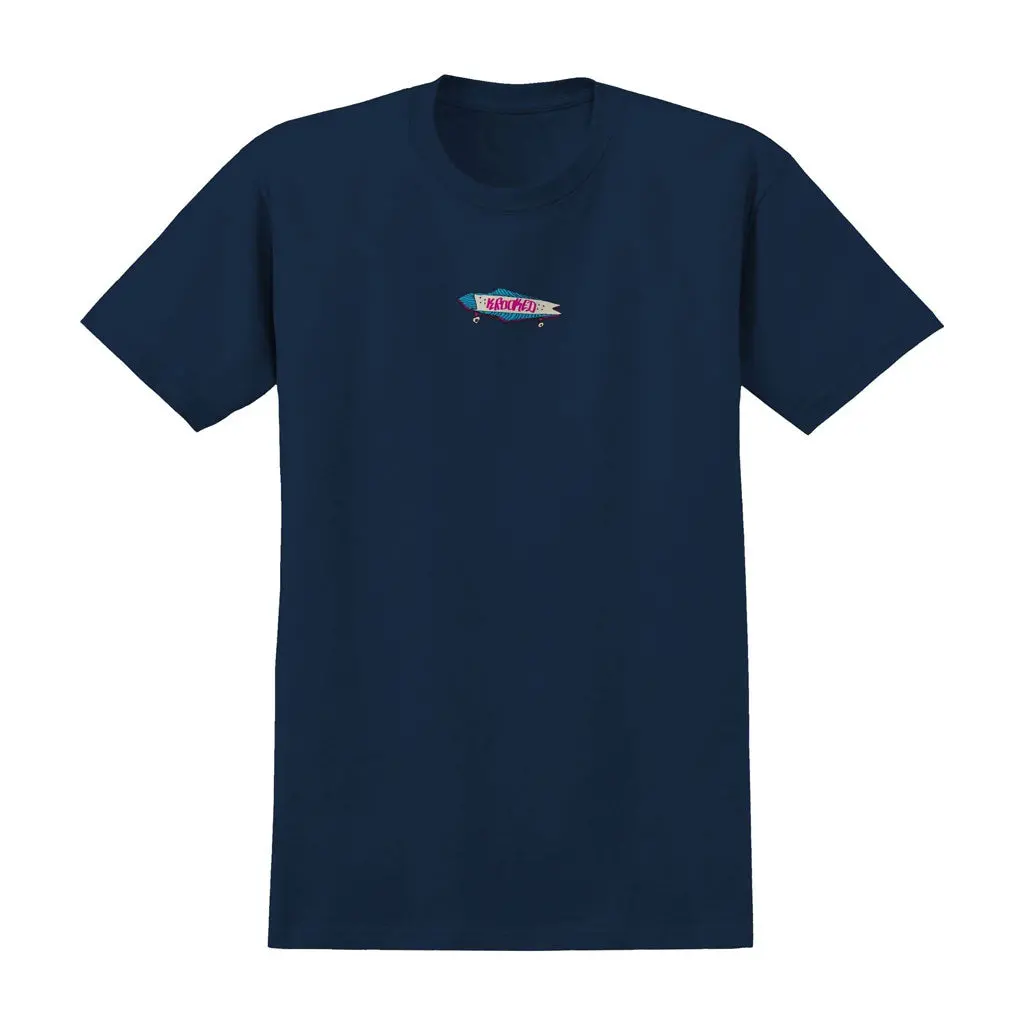 Krooked Bored True S/S Tee - Navy/Multi 1