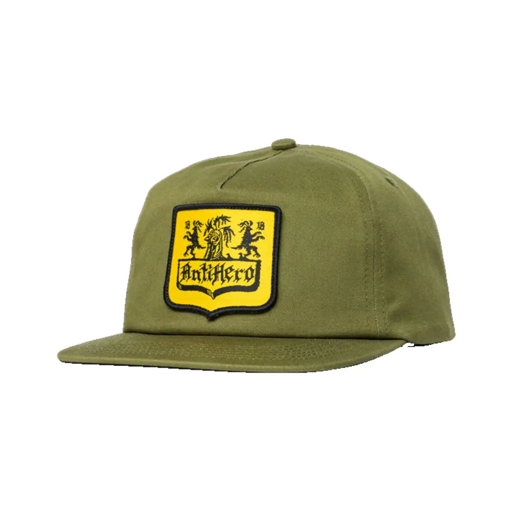 Antihero Coat Arms Snapback - Olive 1