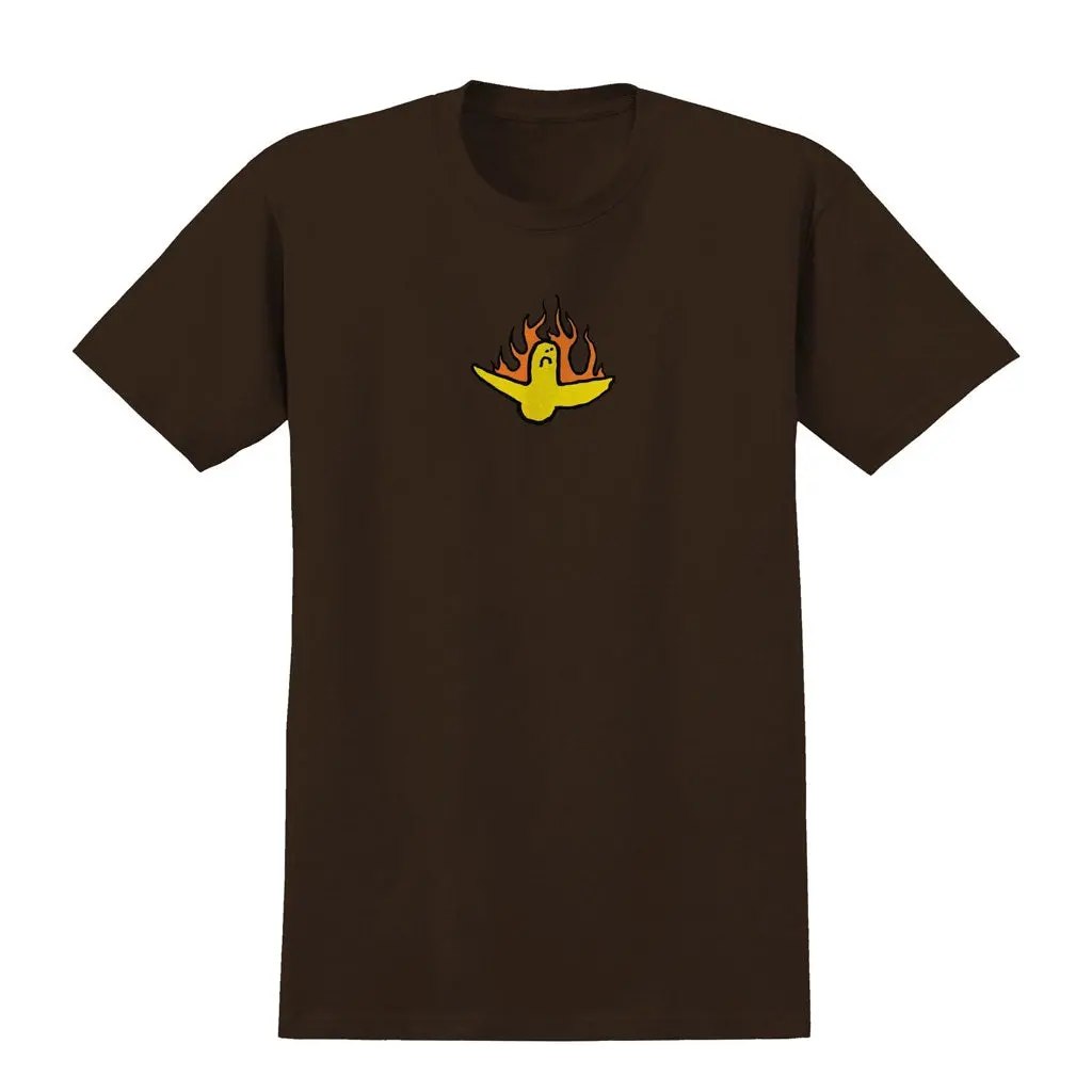 Krooked Fire Bird S/S Tee - Dark Chocolate 1