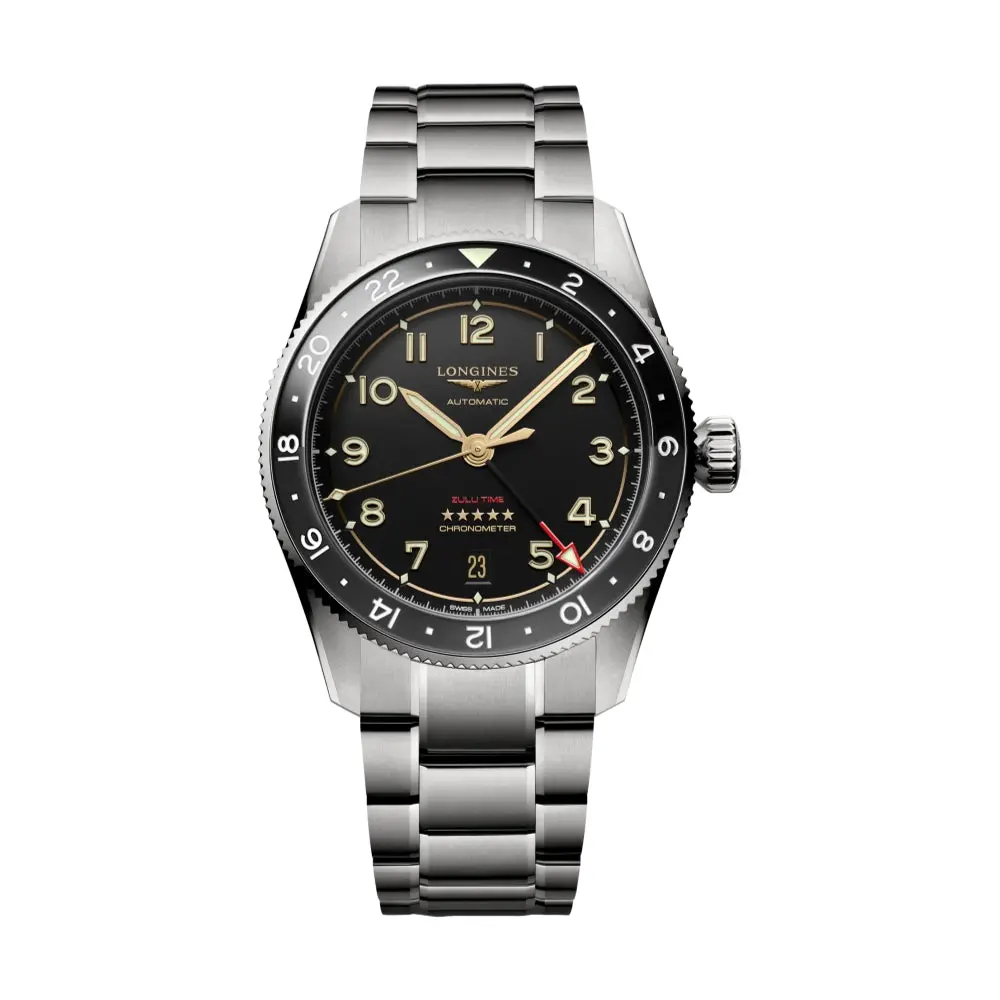 Spirit Zulu Time Titanium 39Mm - Anthracite On Bracelet 1