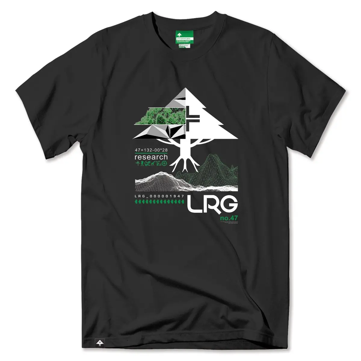 Lrg Tree Tech Tee - Black 1