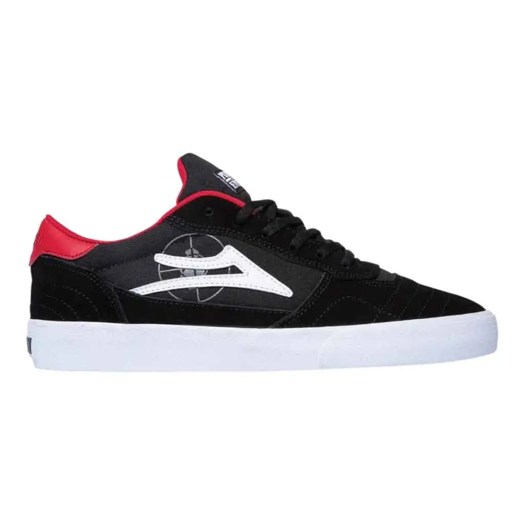 Lakai X Public Enemy Cambridge - Black/Red Suede 1