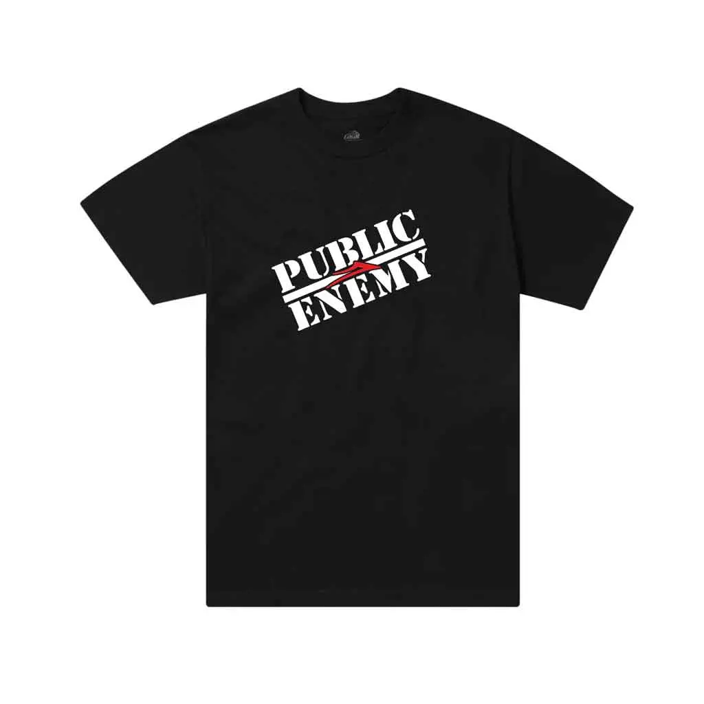 Lakai X Public Enemy Sniper Classic S/S - Black 1