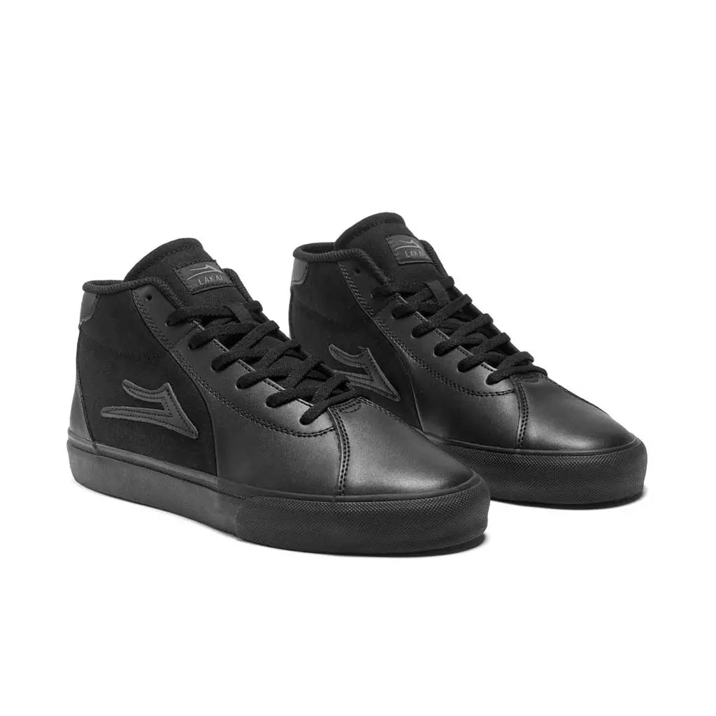 Lakai Flaco Ii Mid - Black/Black Leahter 1
