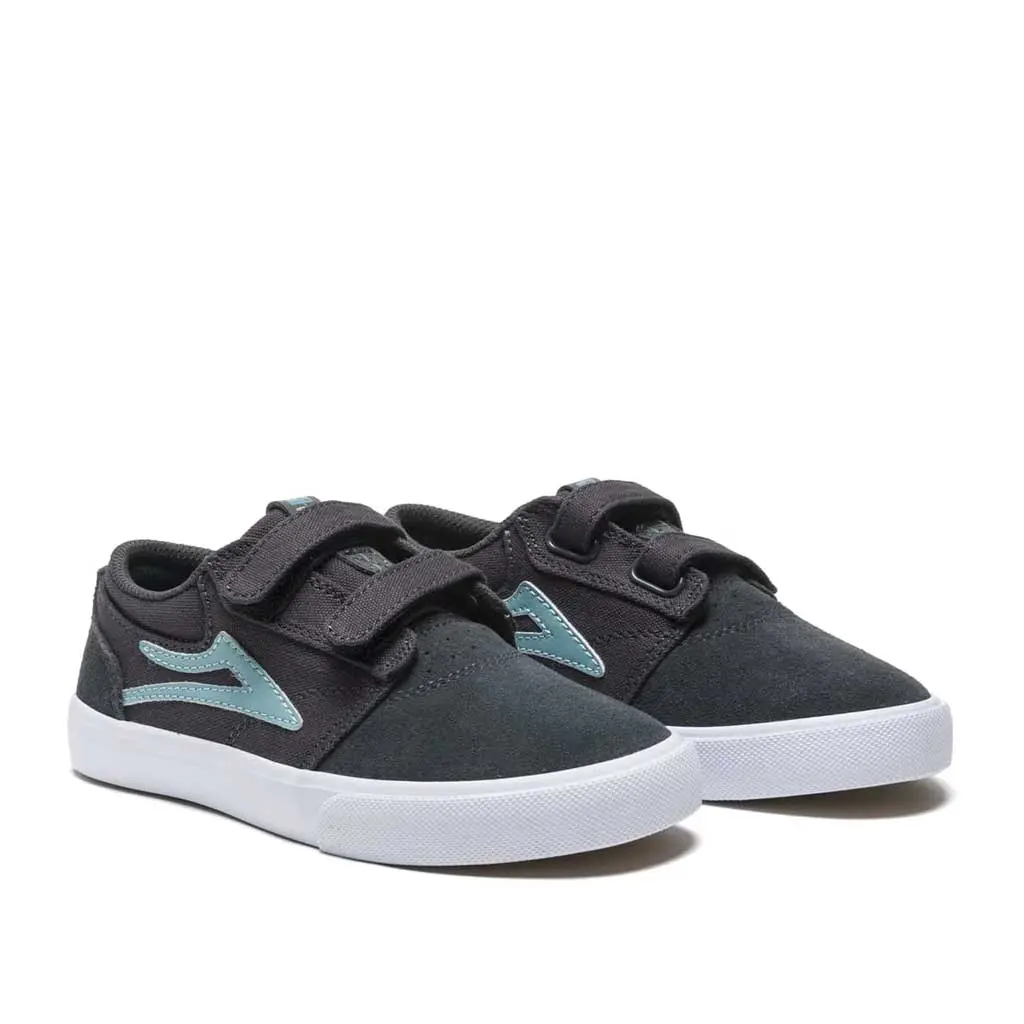Lakai Griffin Kids Shoes - Charcoal/Nile Suede 1