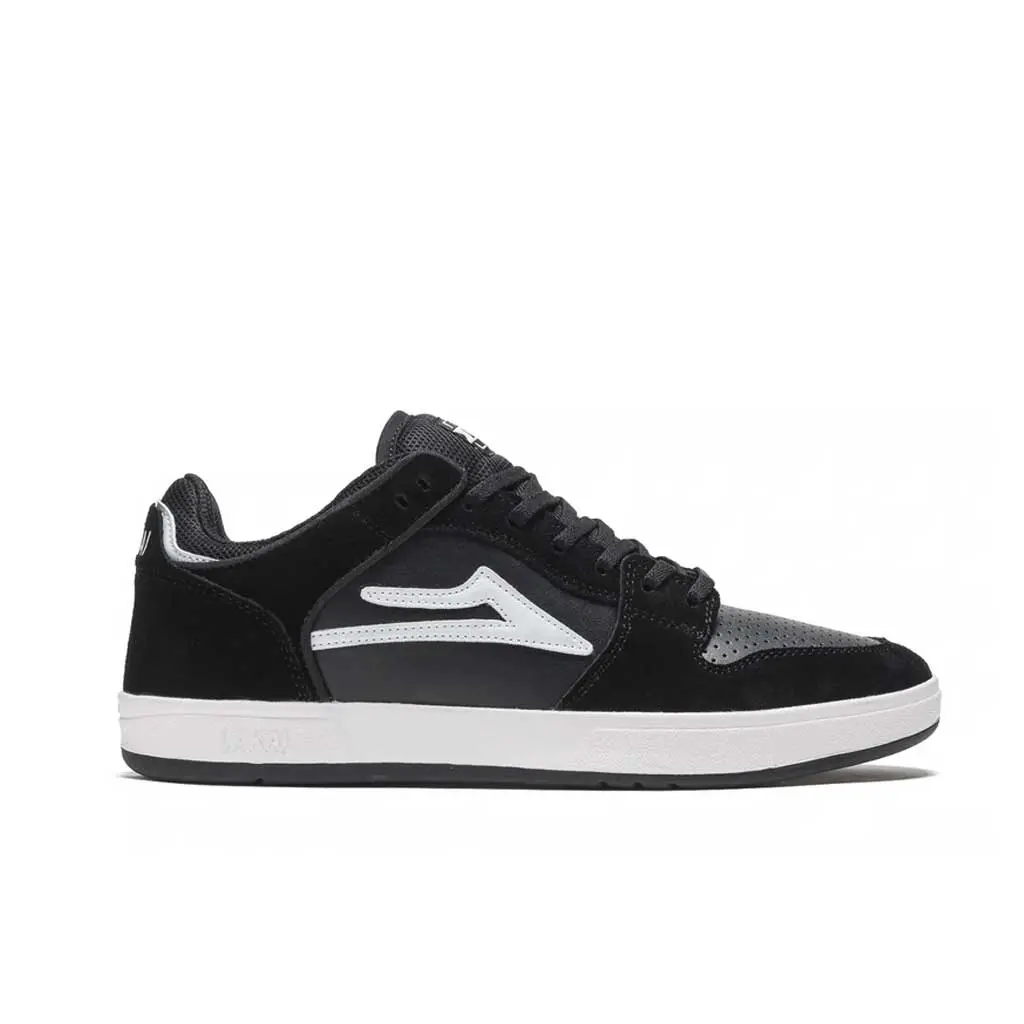 Lakai Telford Low - Black/White Suede 2