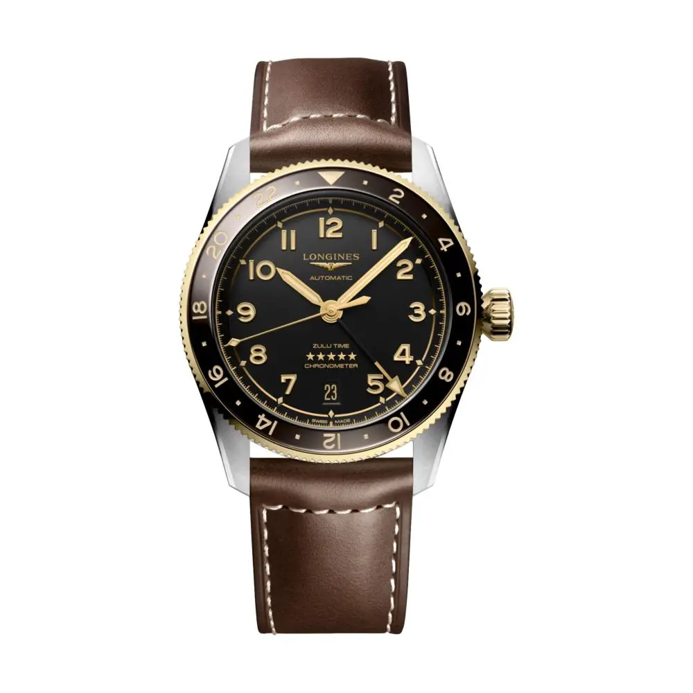 Spirit Zulu Time 39Mm - Anthracite On Leather Strap 1