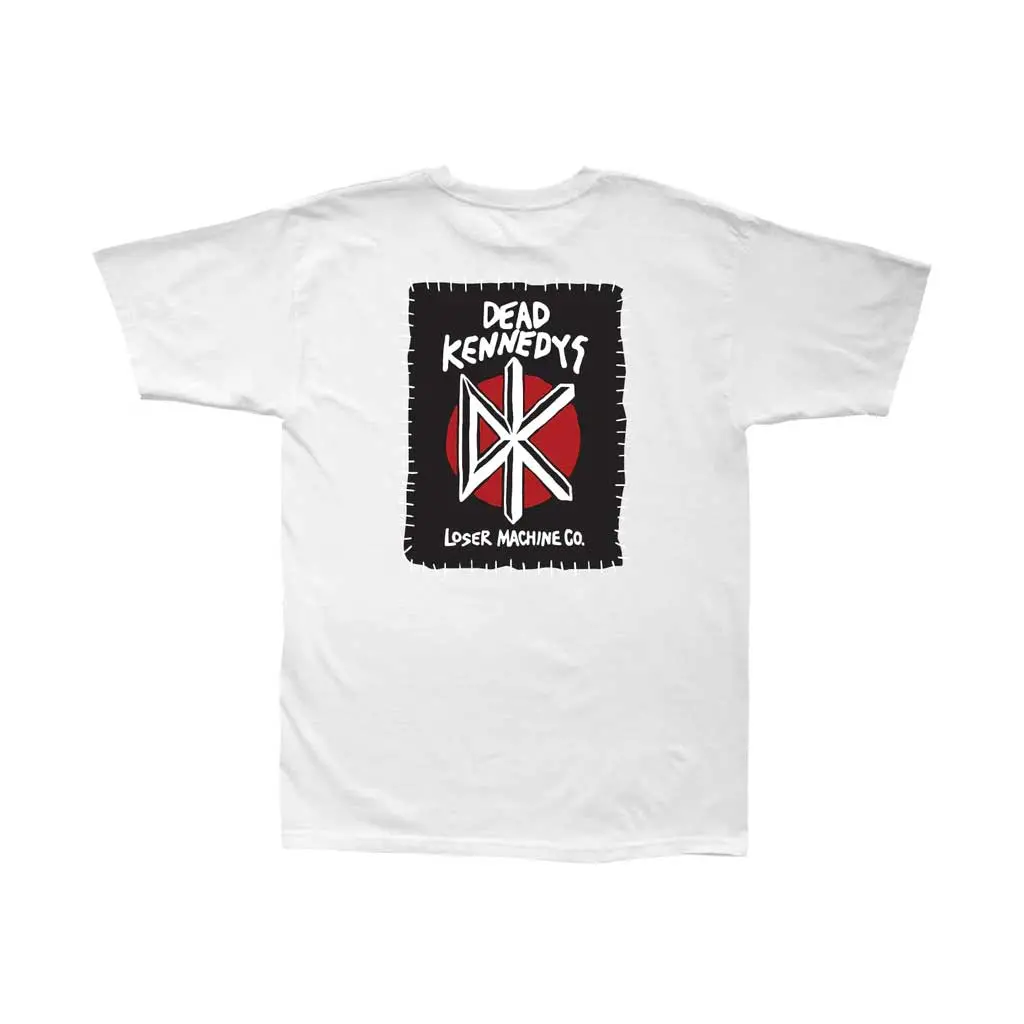 Loser Machine X Dead Kennedys Punk Patch Tee - White 1