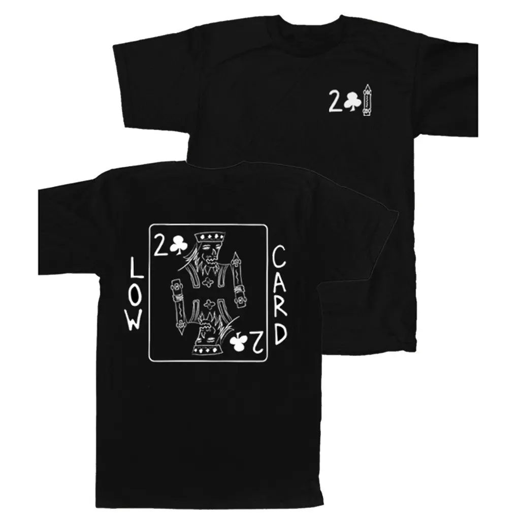 Lowcard King Card T-Shirt - Black 1