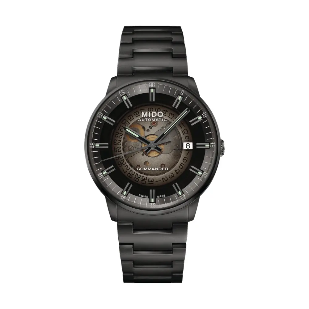 Commander Gradient Black Pvd 40Mm - Black On Bracelet 1