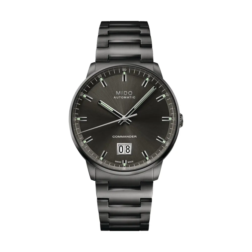 Commander Big Date Anthracite Pvd 42Mm - Anthracite On Bracelet 1
