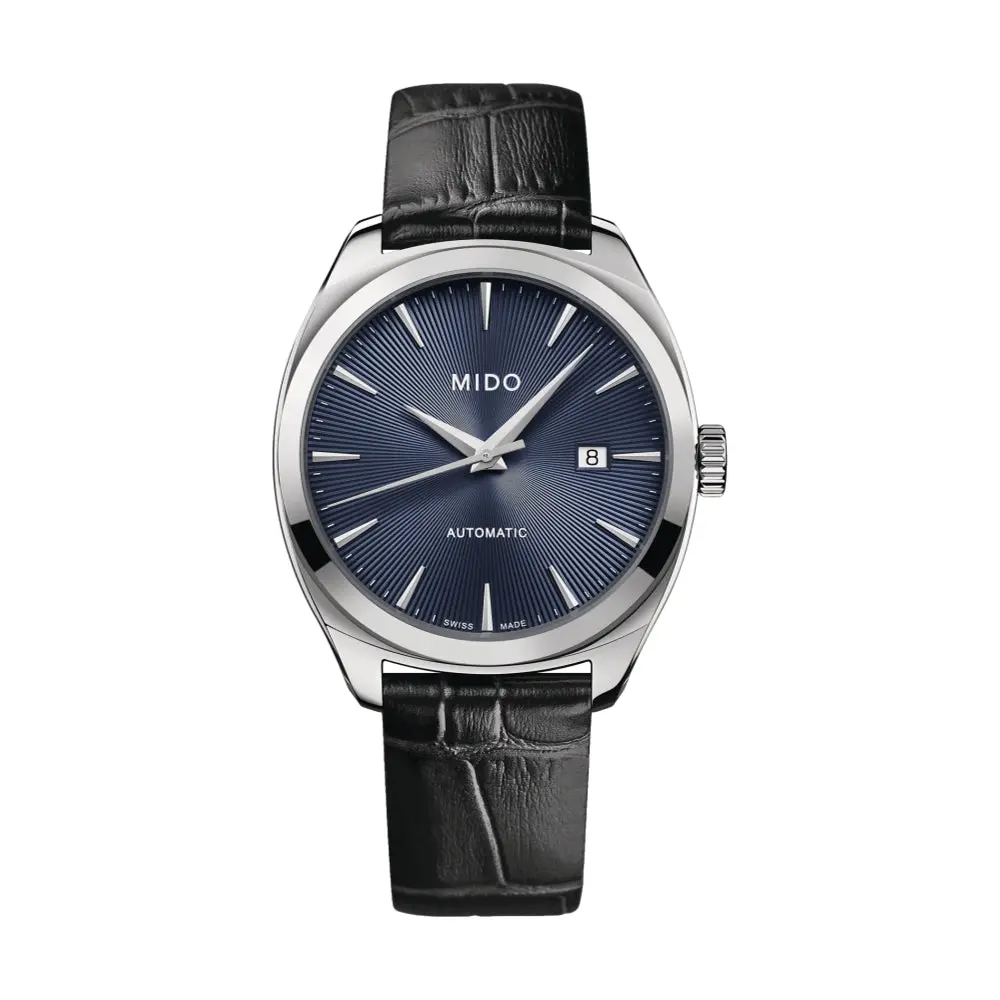 Belluna Royal 41.8Mm - Blue On Leather Strap 1