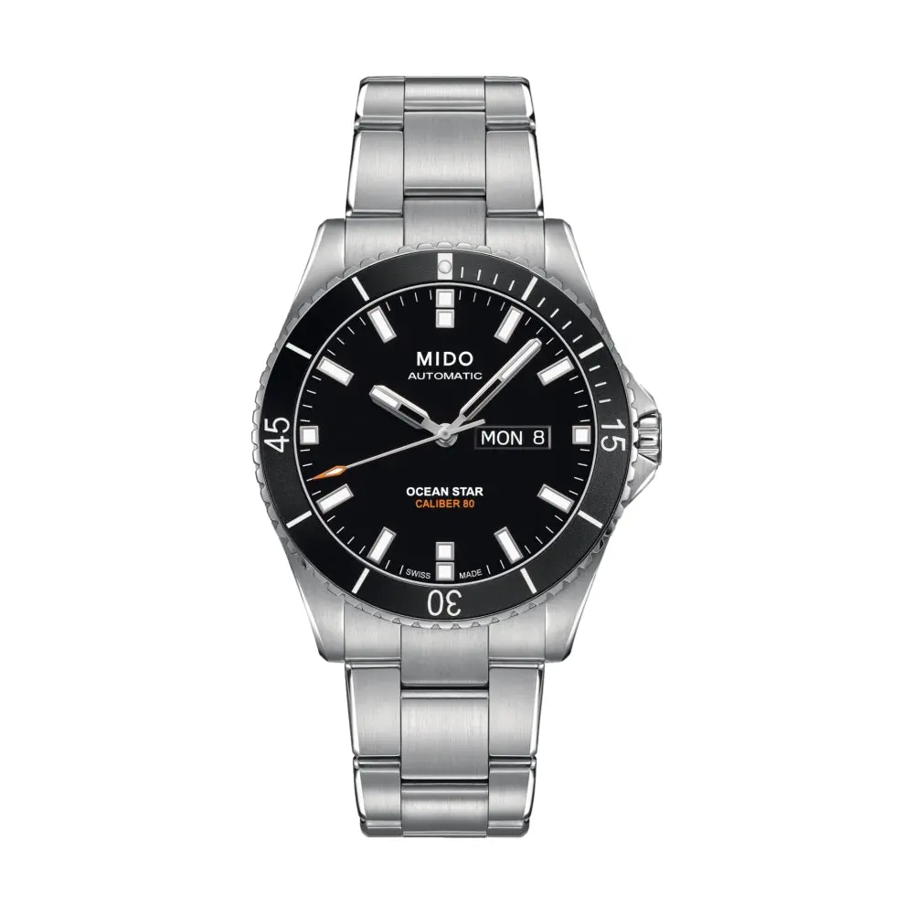 Ocean Star Captain 42.5Mm - Black On Bracelet 1