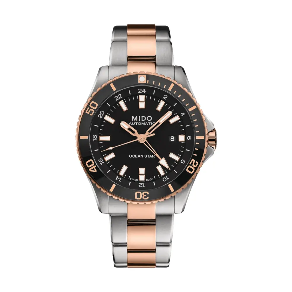 Ocean Star Gmt Two-Tone 44Mm - Black On Bracelet 1