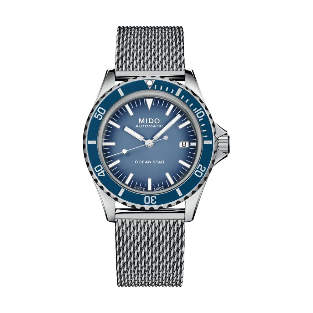 Ocean Star Tribute Special Edition 40.5Mm - Blue On Bracelet W/ Additional Rubber Strap 1