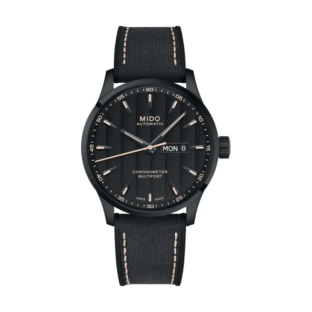 Multifort Chronometer 1 42Mm - Black On Fabric Strap 1