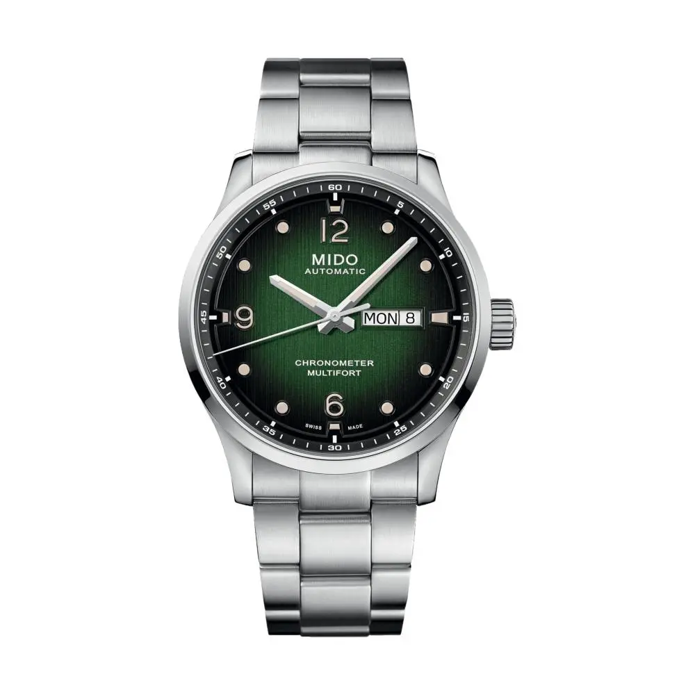 Multifort M Chronometer 42Mm - Green On Bracelet 1