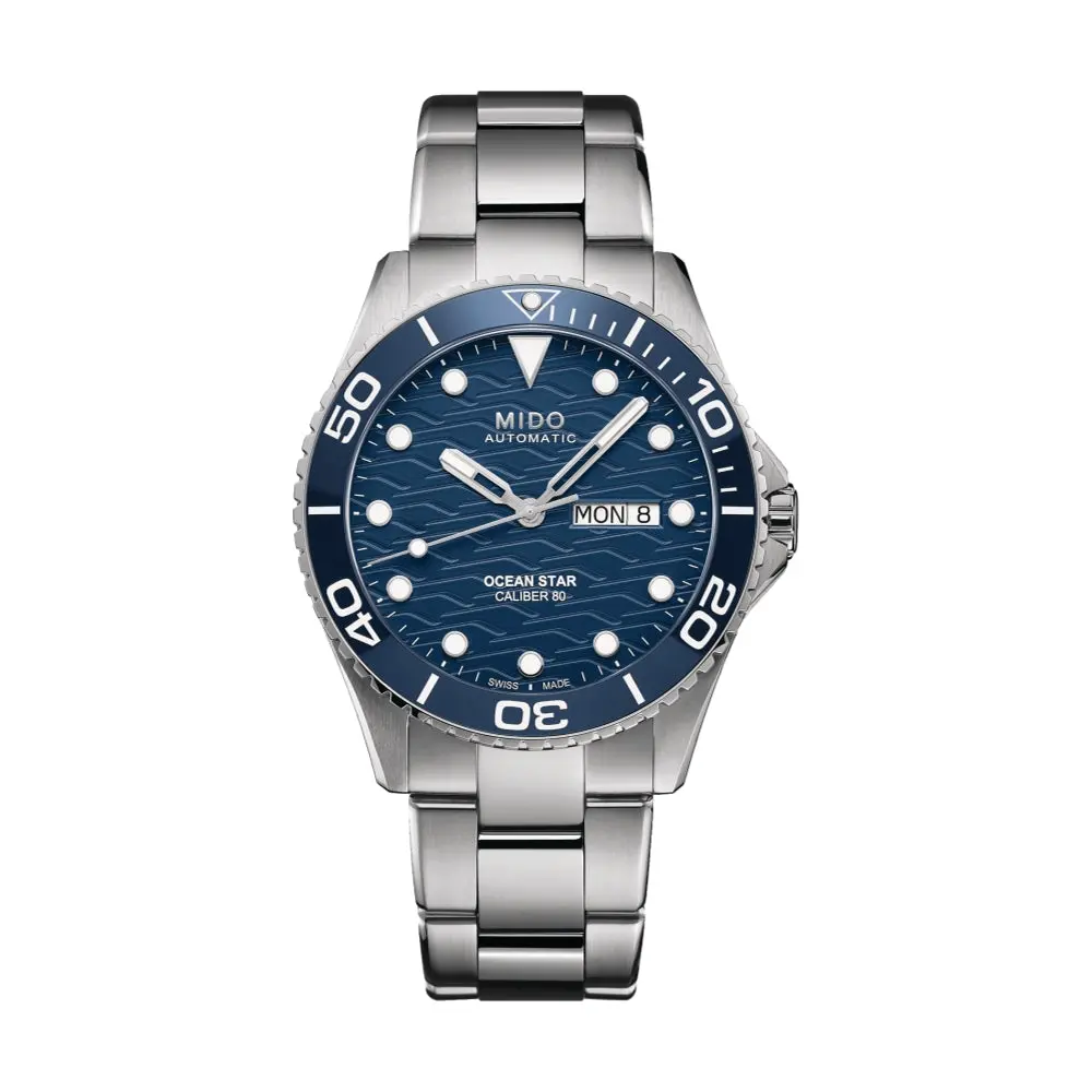 Ocean Star 200C 42.5Mm - Blue On Bracelet 1