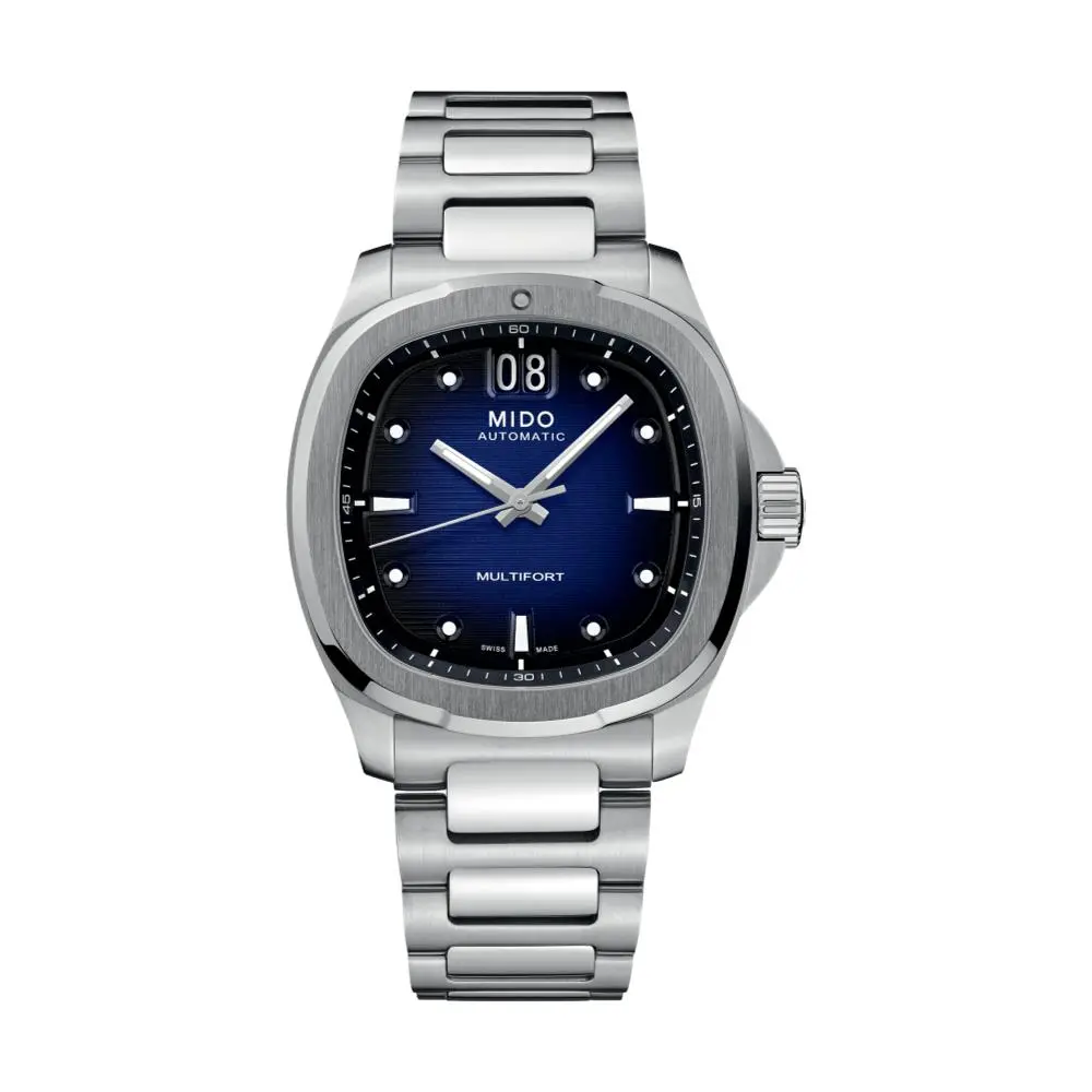 Multifort Tv Big Date 40Mm - Blue On Bracelet 1