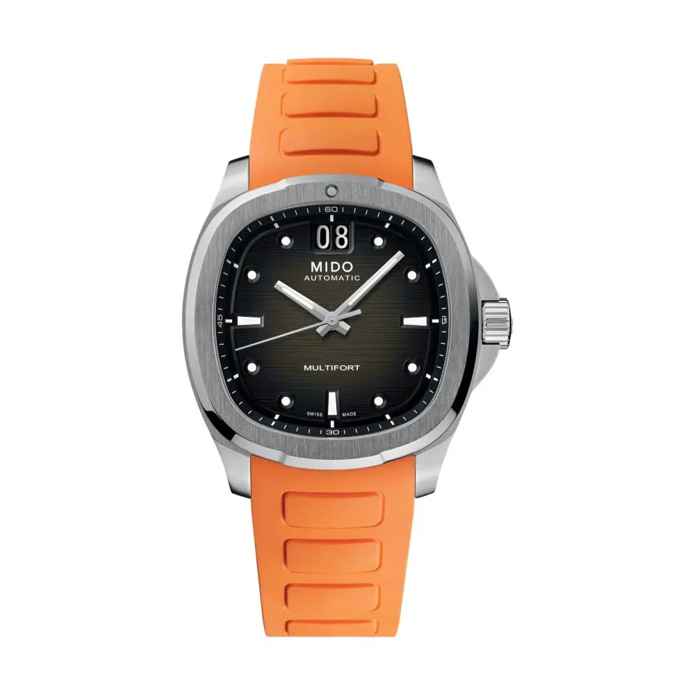 Multifort Tv Big Date 40Mm - Grey On Strap 1