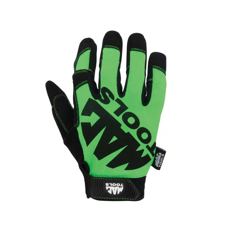 Mechanic Touch Gloves - Hi-Visibility Green - Medium 1