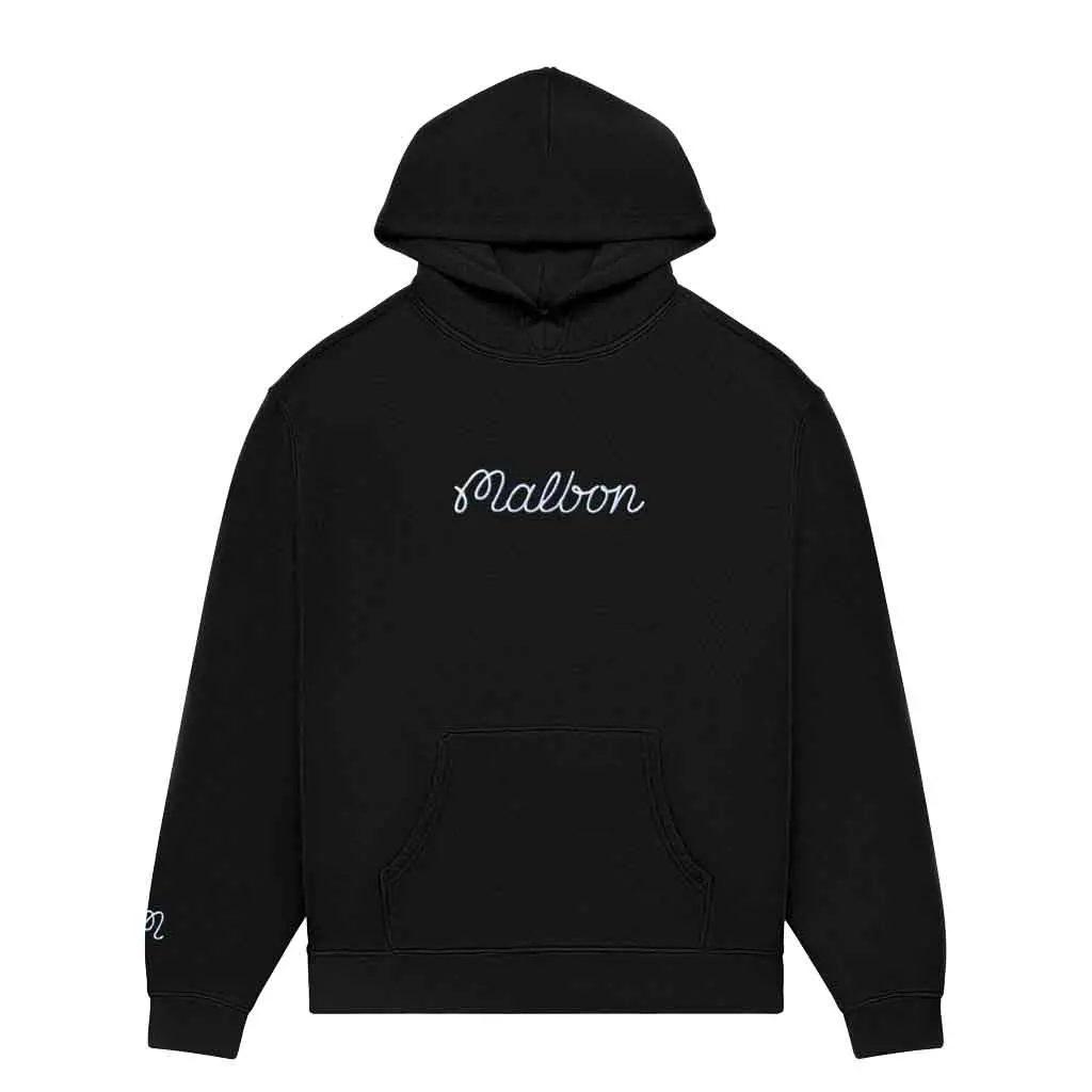 Malbon Fesque Hoodie - Black 1