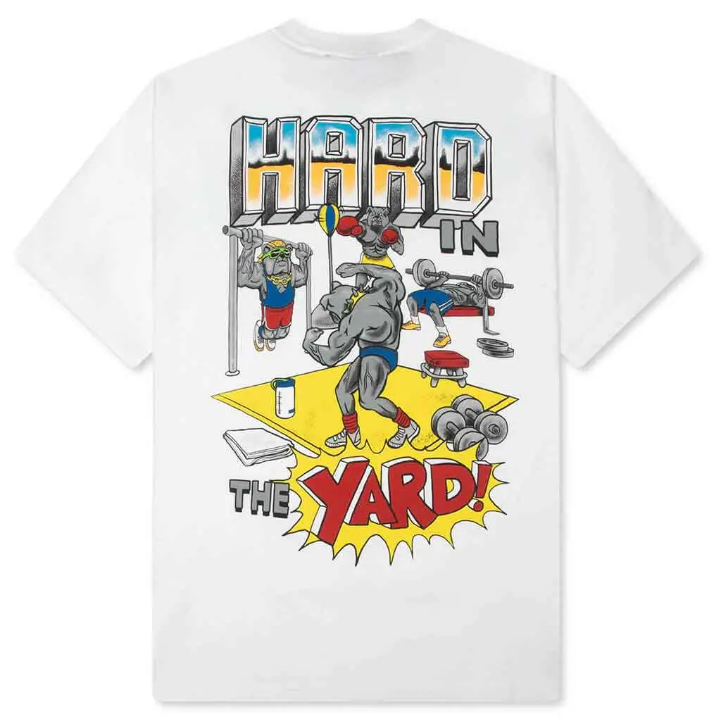 Market Hard In The Yard S/S Tee - White 1