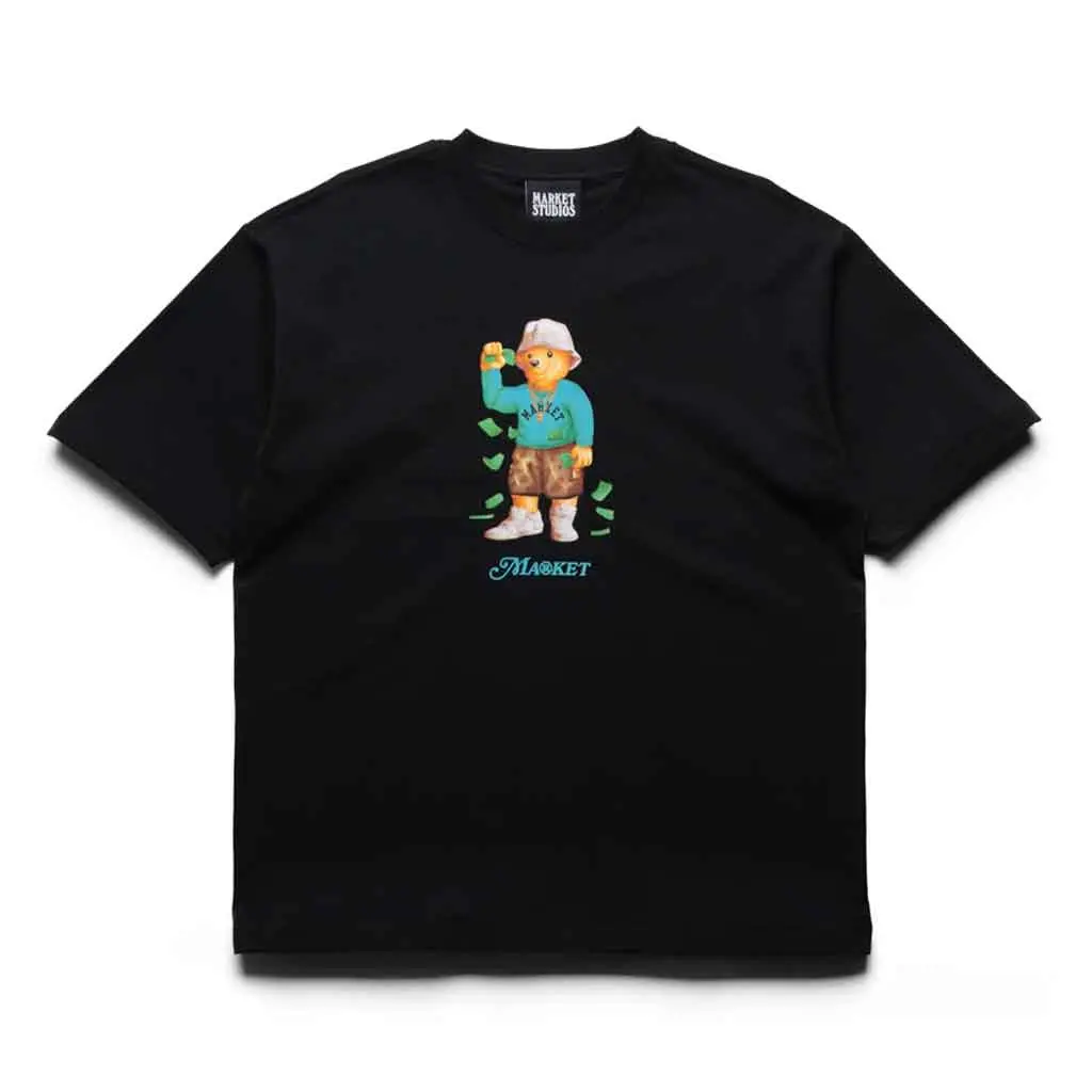 Market Making It Rain Bear S/S Tee - Jet Black 1