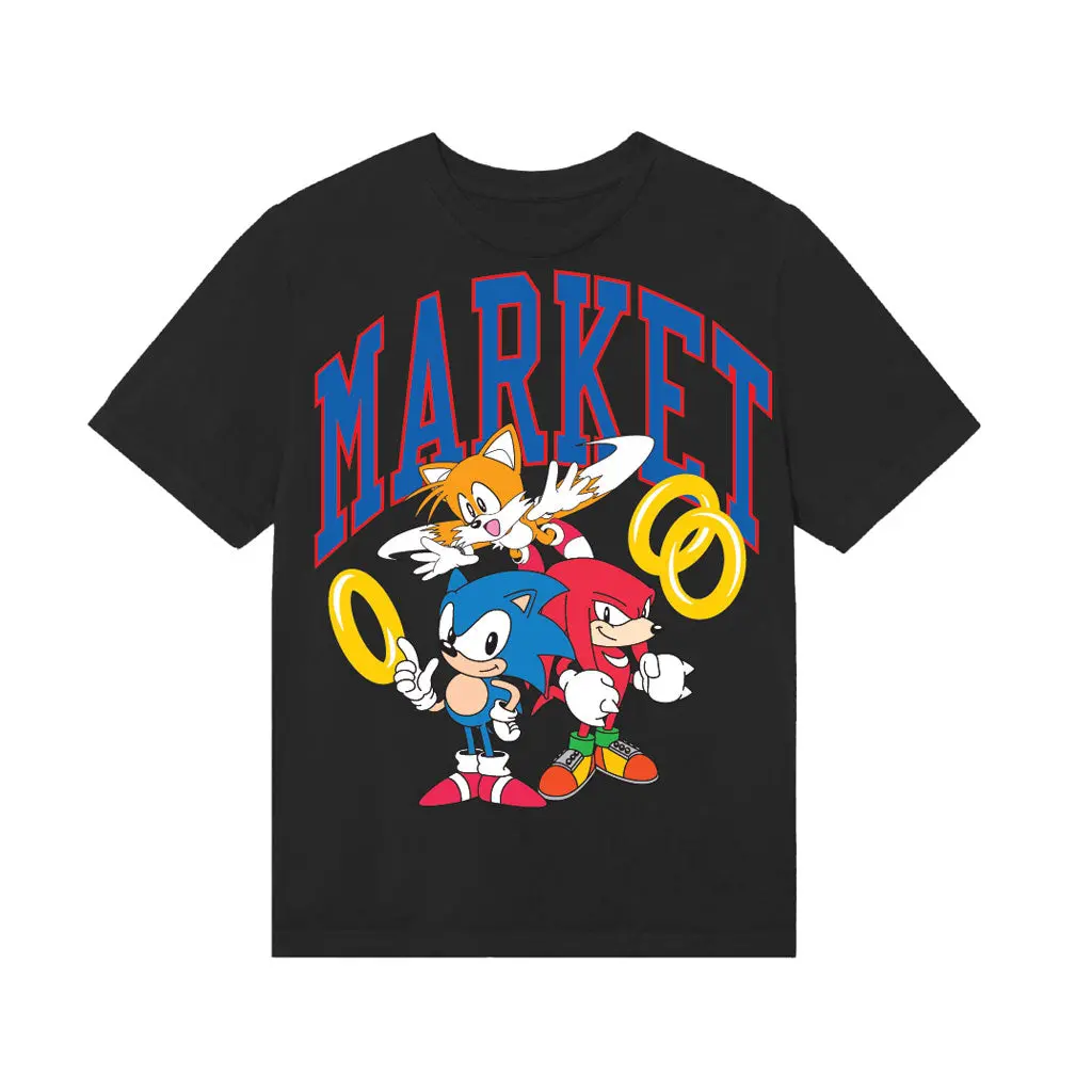 Market X Sonic Group Tee - Black 1