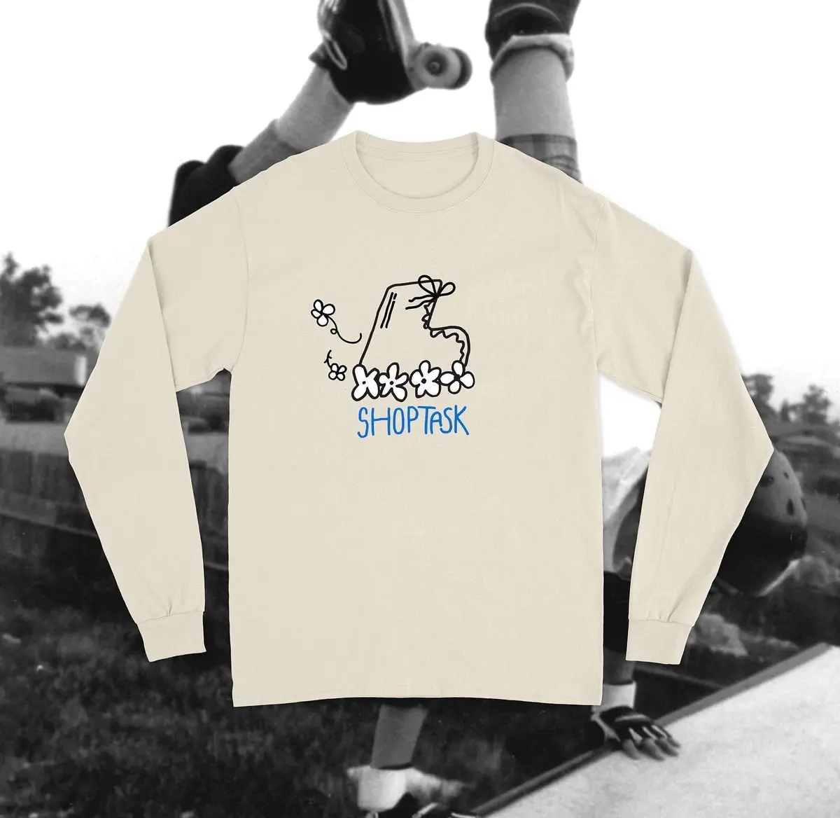 Shop Task 'Skate Flowers' Longsleeve 1