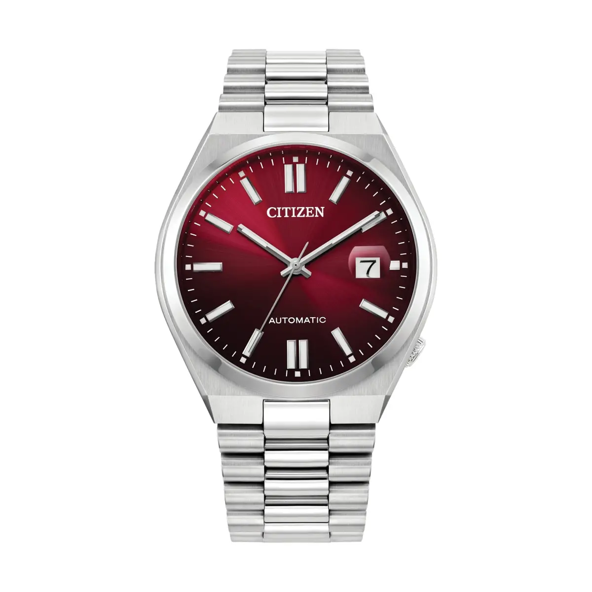 Tsuyosa Automatic 40Mm - Burgundy On Bracelet 1