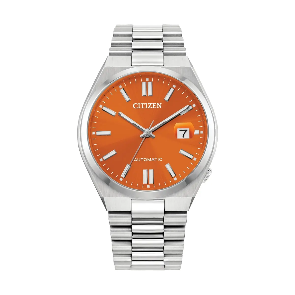 Tsuyosa Automatic 40Mm - Orange On Bracelet 1
