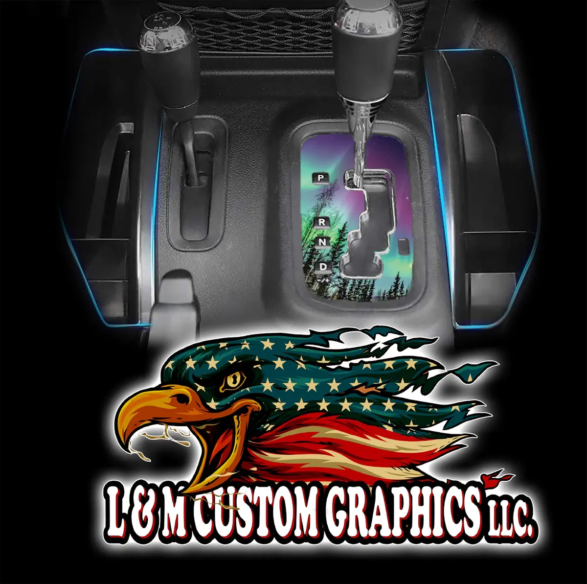 Northern Lights Jk Shifter Decal 1