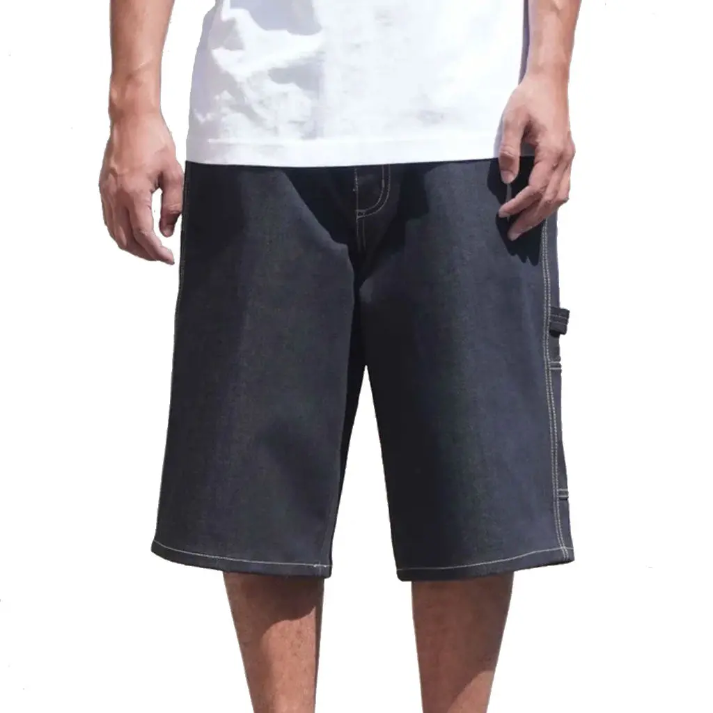 Neo Blue Carpenter Baggy Shorts - Granite Blue 1