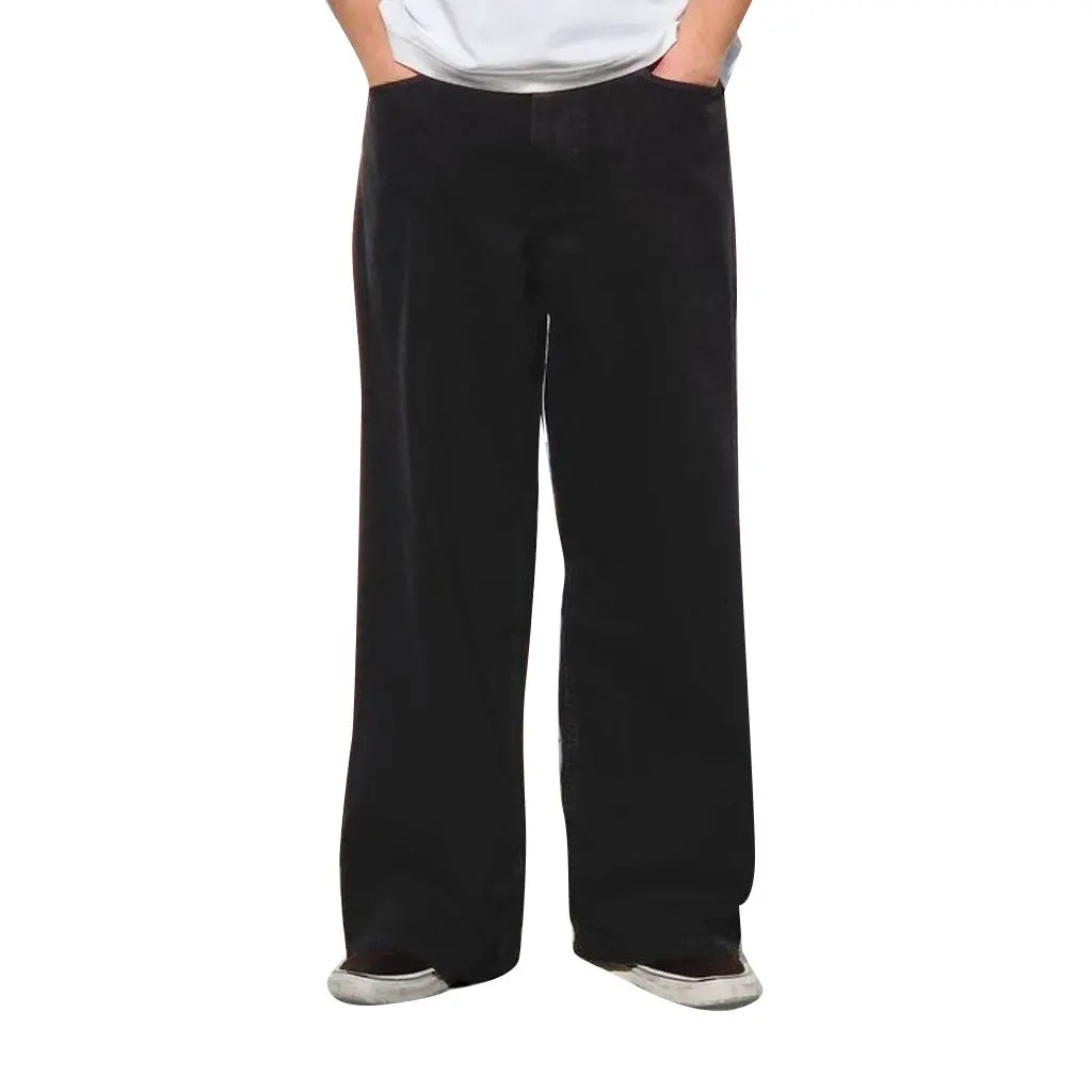 Neo Blue Super Baggy Pant - Black 1