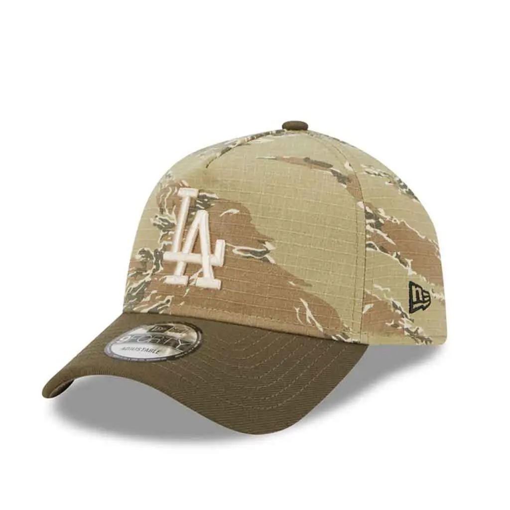 New Era La Dodgers 2-Tone Tiger Camo A-Frame Snapback - Tiger Camo 1