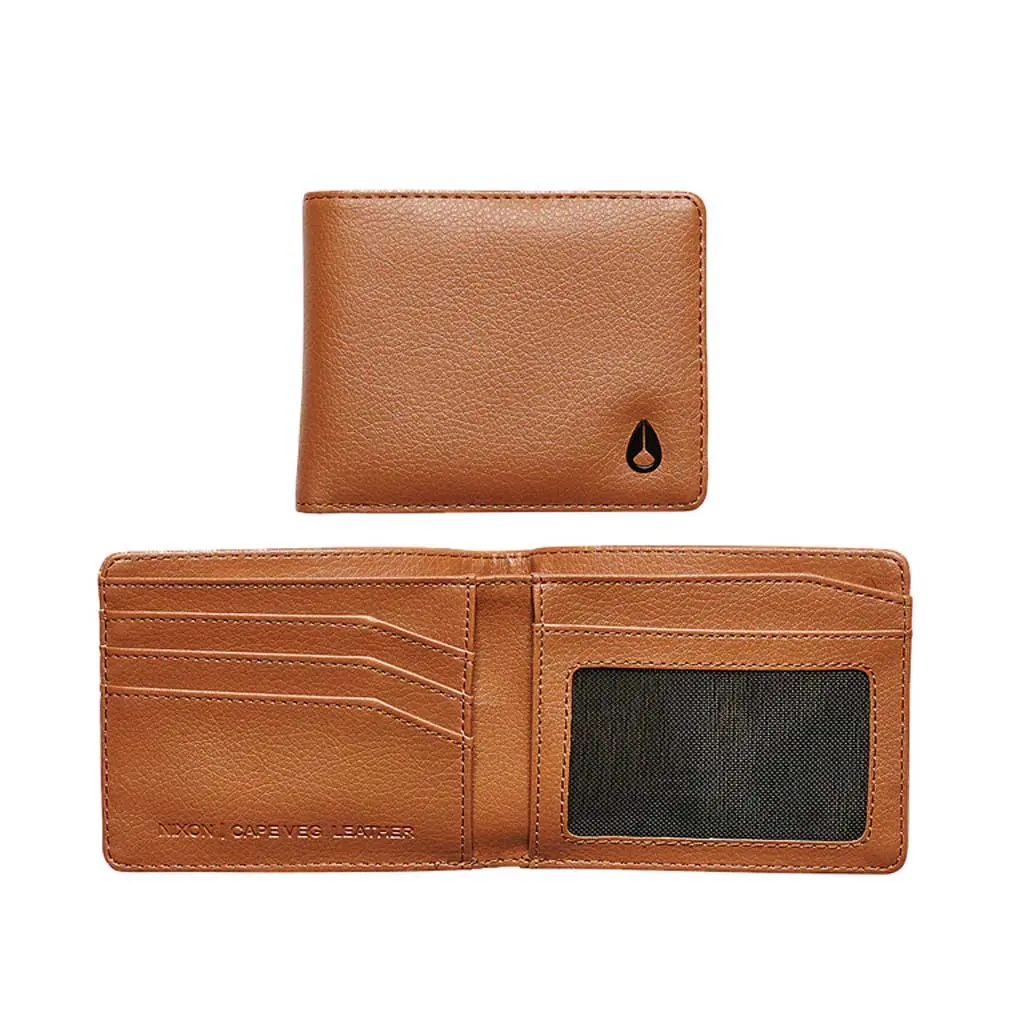 Nixon Cape Vegan Leather Wallet - Saddle 1