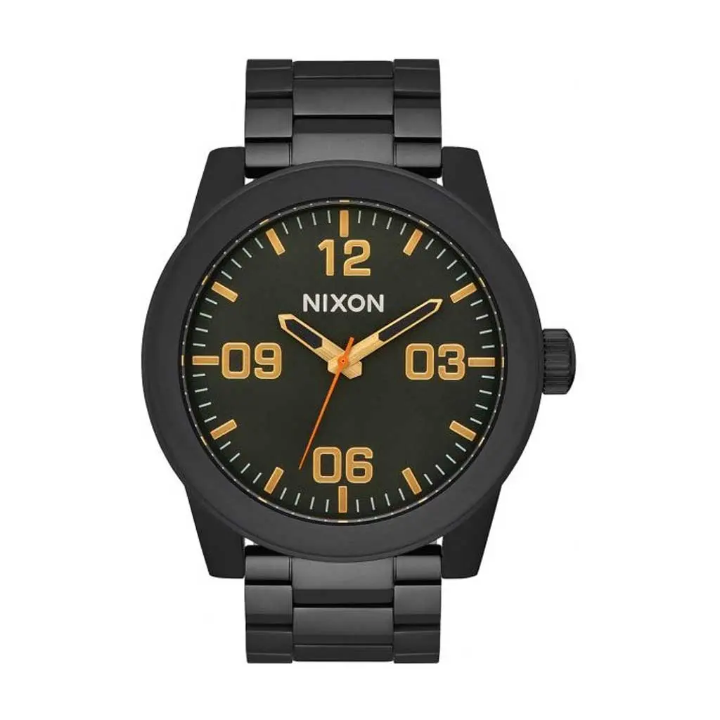 Nixon Corporal Stainless Steel - All Black/Surplus 1