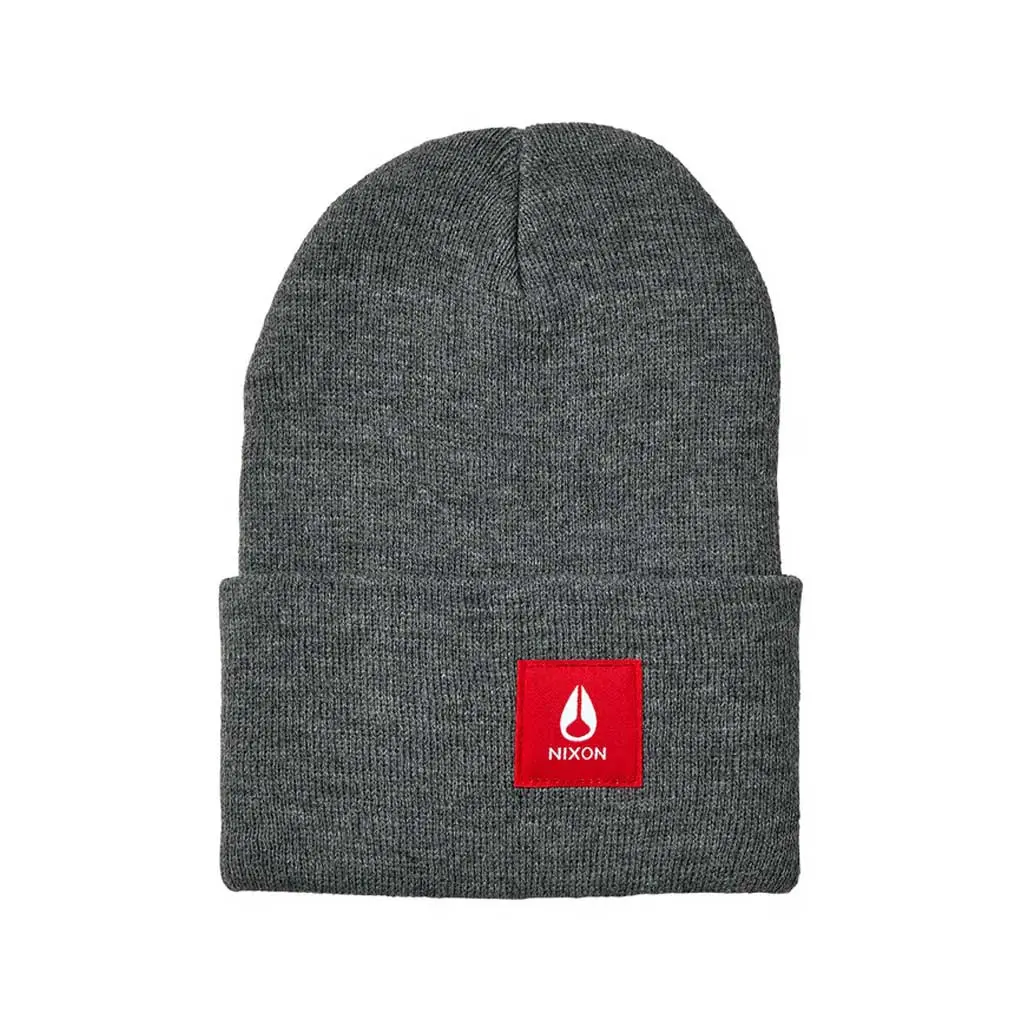 Nixon Hume Beanie - Heather Grey 1
