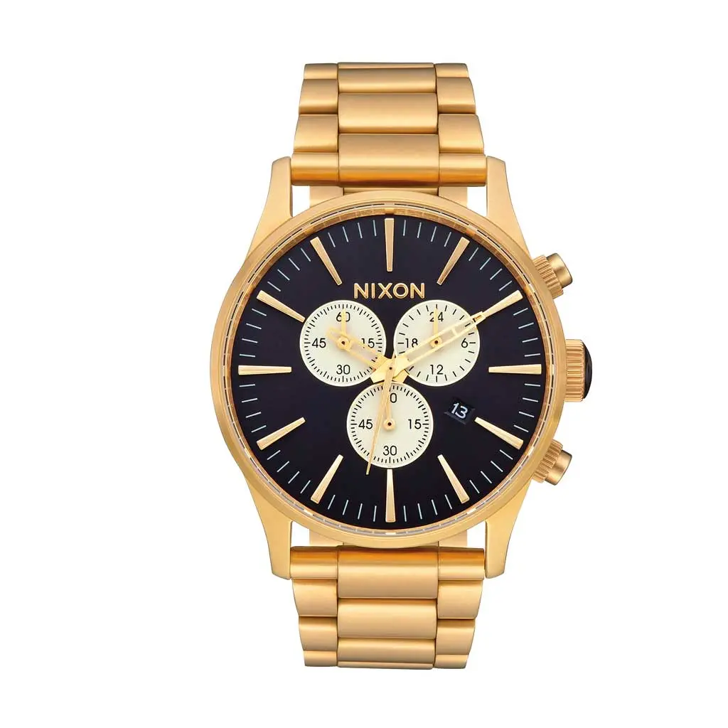 Nixon Sentury Chrono Watch - Gold/Indigo 1