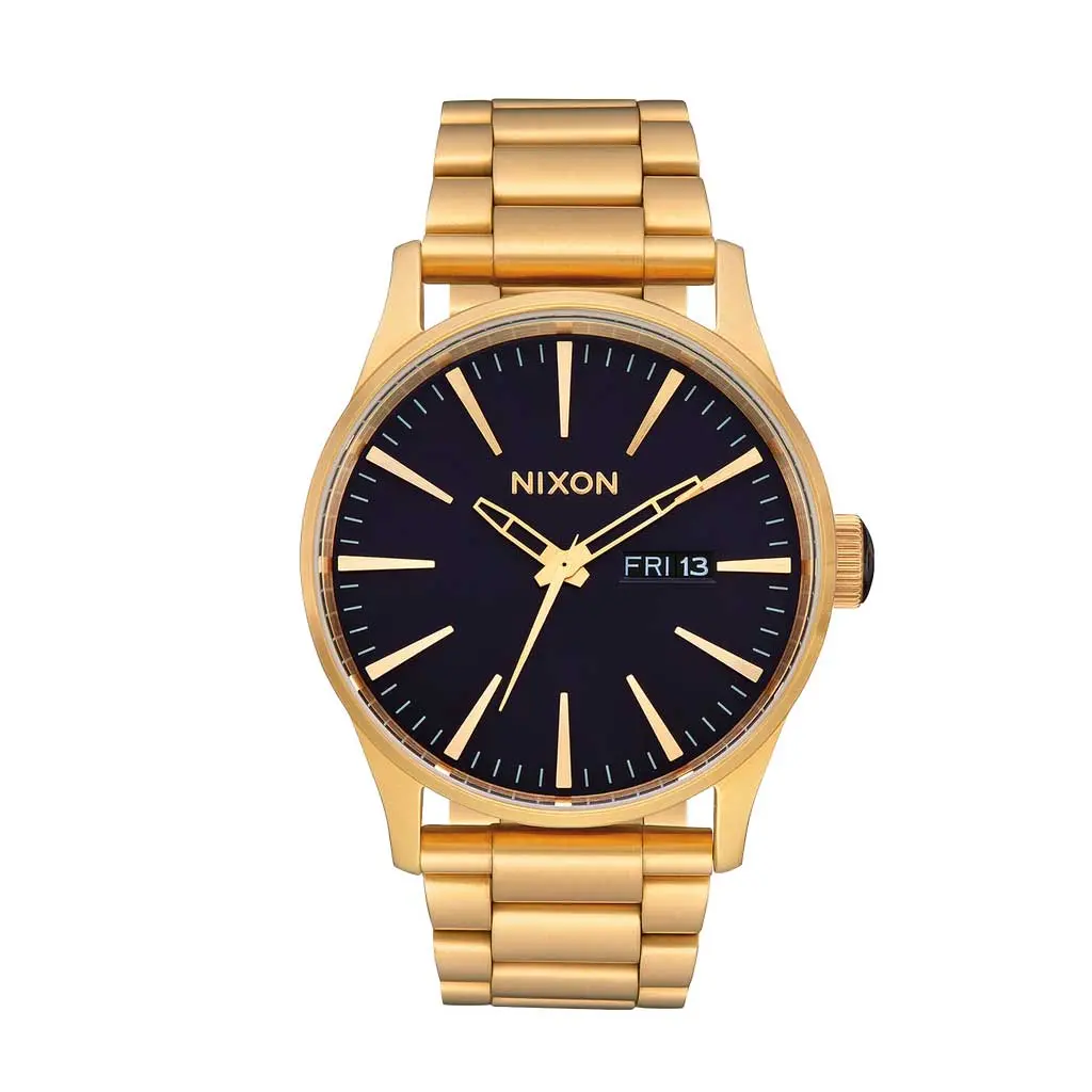 Nixon Sentry Ss Watch - Gold/Indigo 1