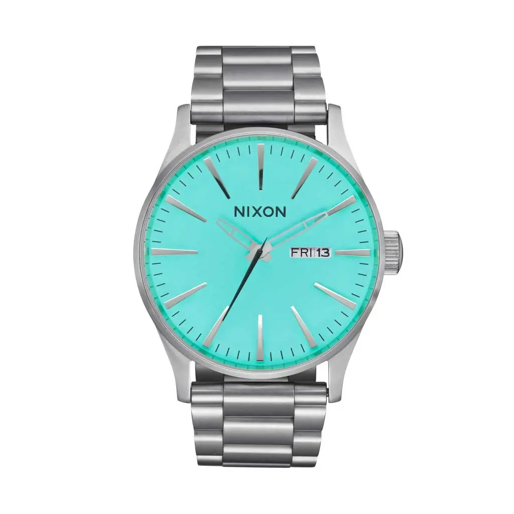 Nixon Sentry Ss - Silver/Turquoise 1