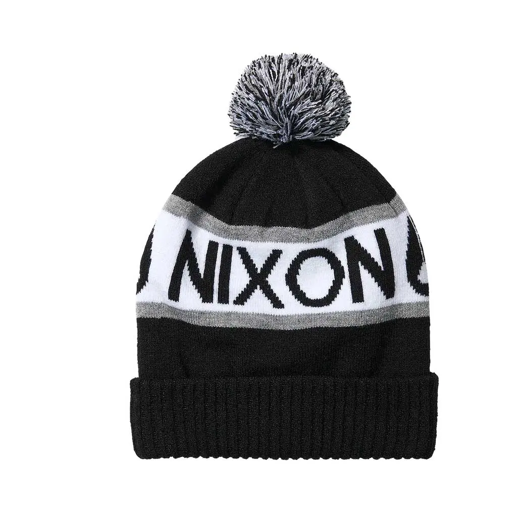 Nixon Teamster R Beanie - Black/White 1