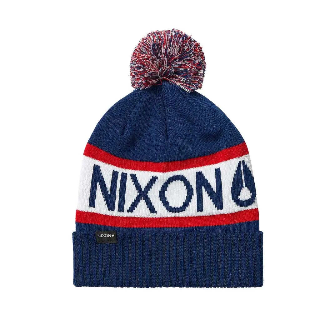 Nixon Teamster R Beanie - Navy/White 1