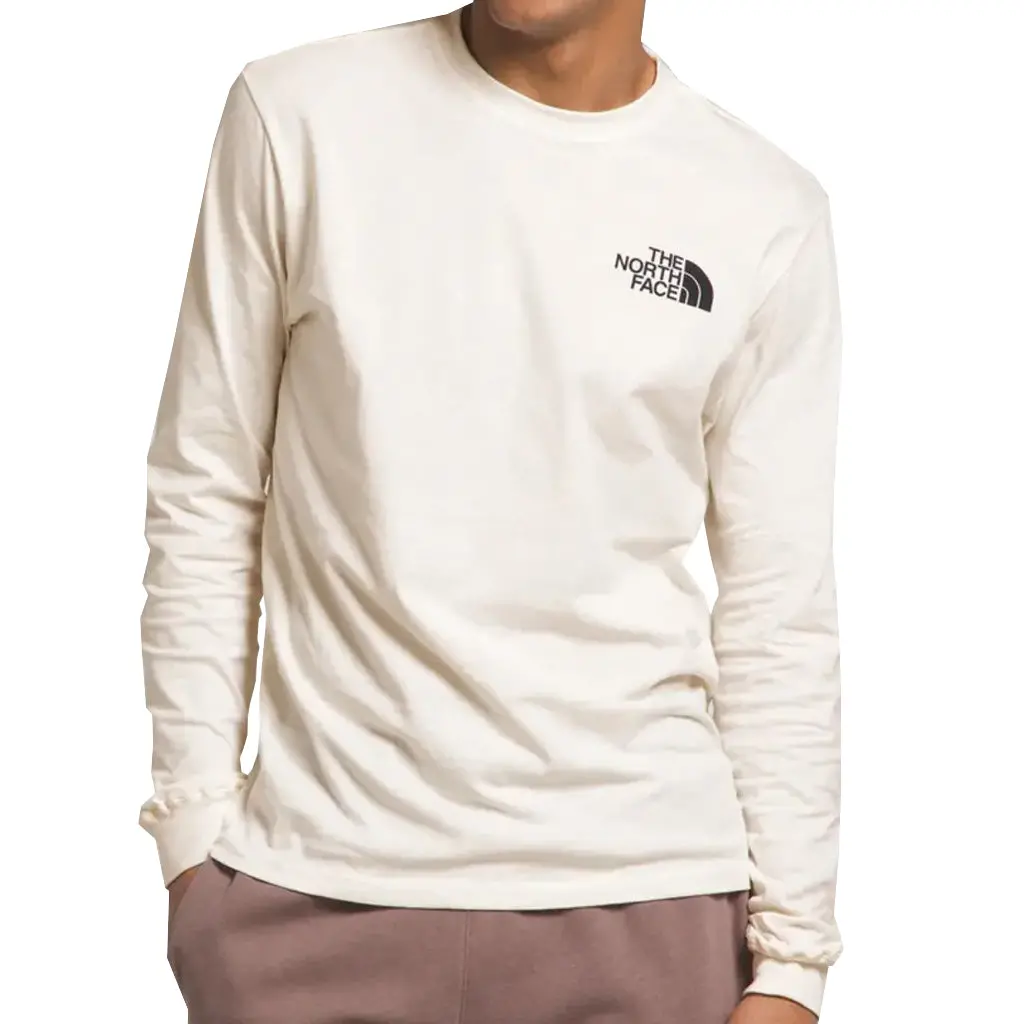 The North Face L/S Nse Box Tee - Gardenia White 2