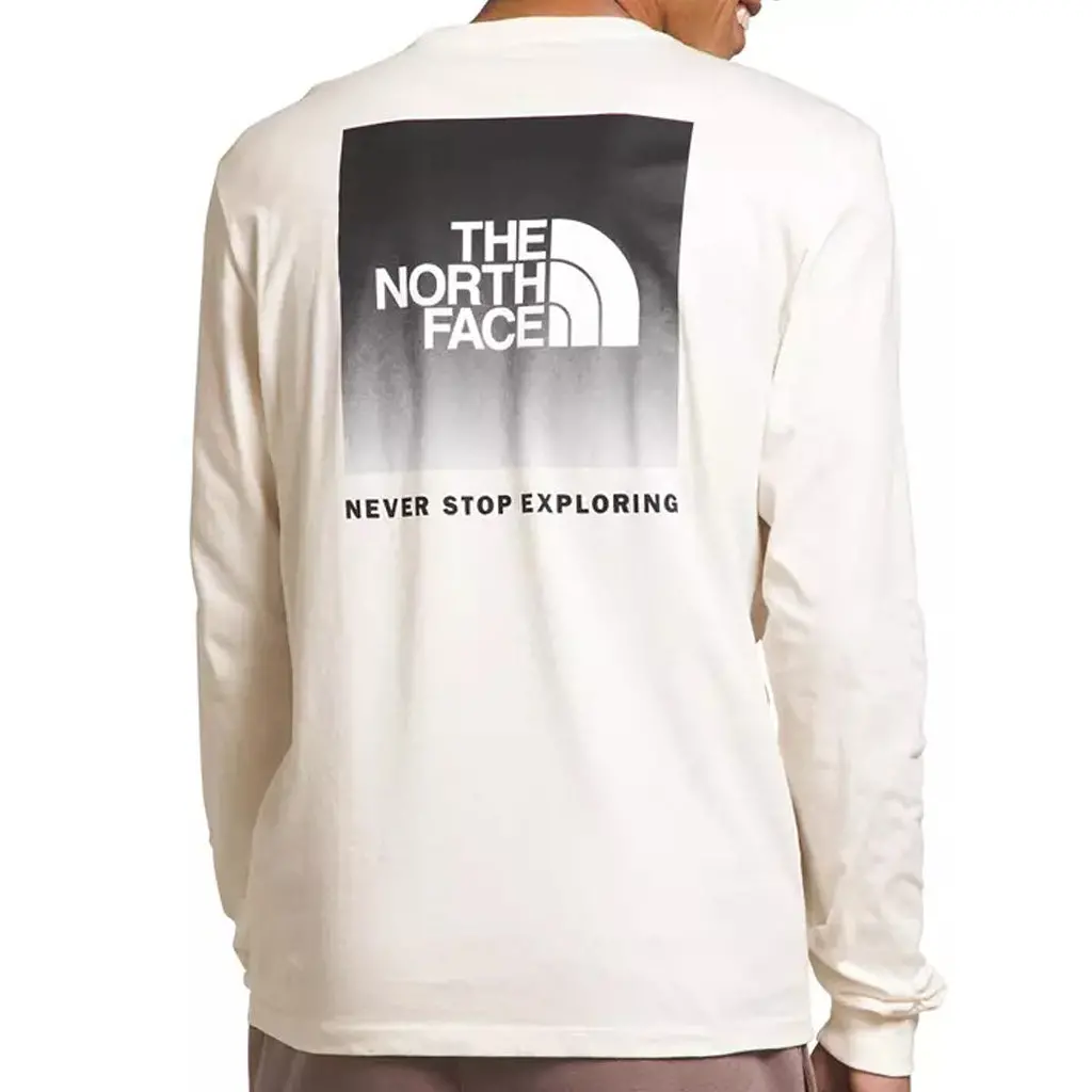 The North Face L/S Nse Box Tee - Gardenia White 1