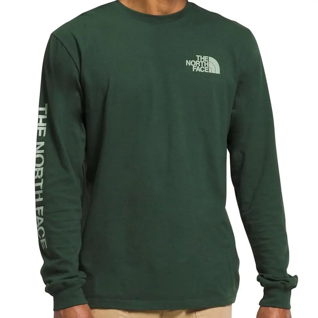 The North Face L/S Hit Graphic Tee - Pine Needle 1