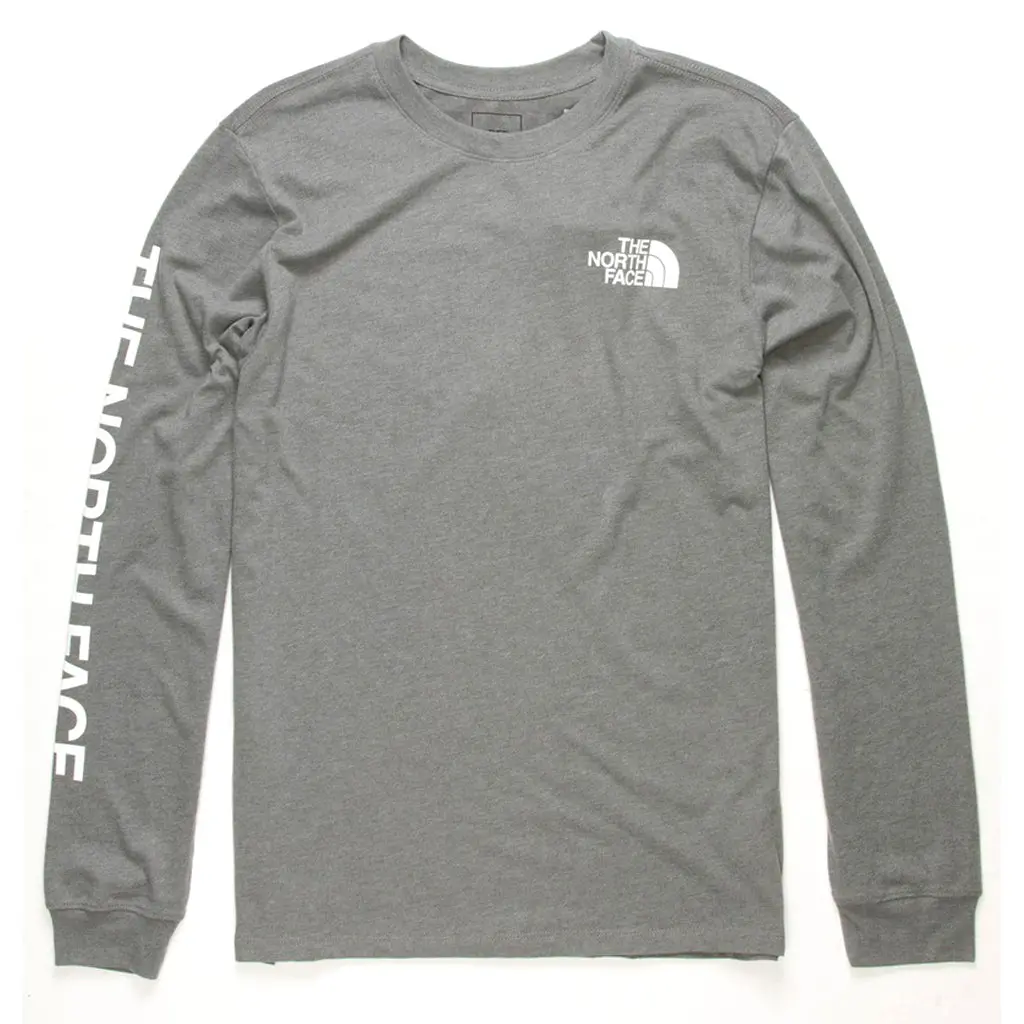 The North Face L/S Hit Graphic Tee - Tnf Med Grey 1