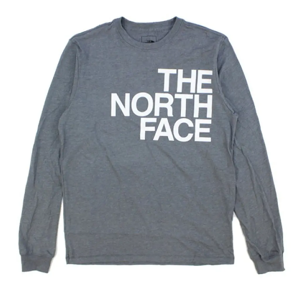 The North Face Brand Proud L/S Tee - Tnf Grey/White 1