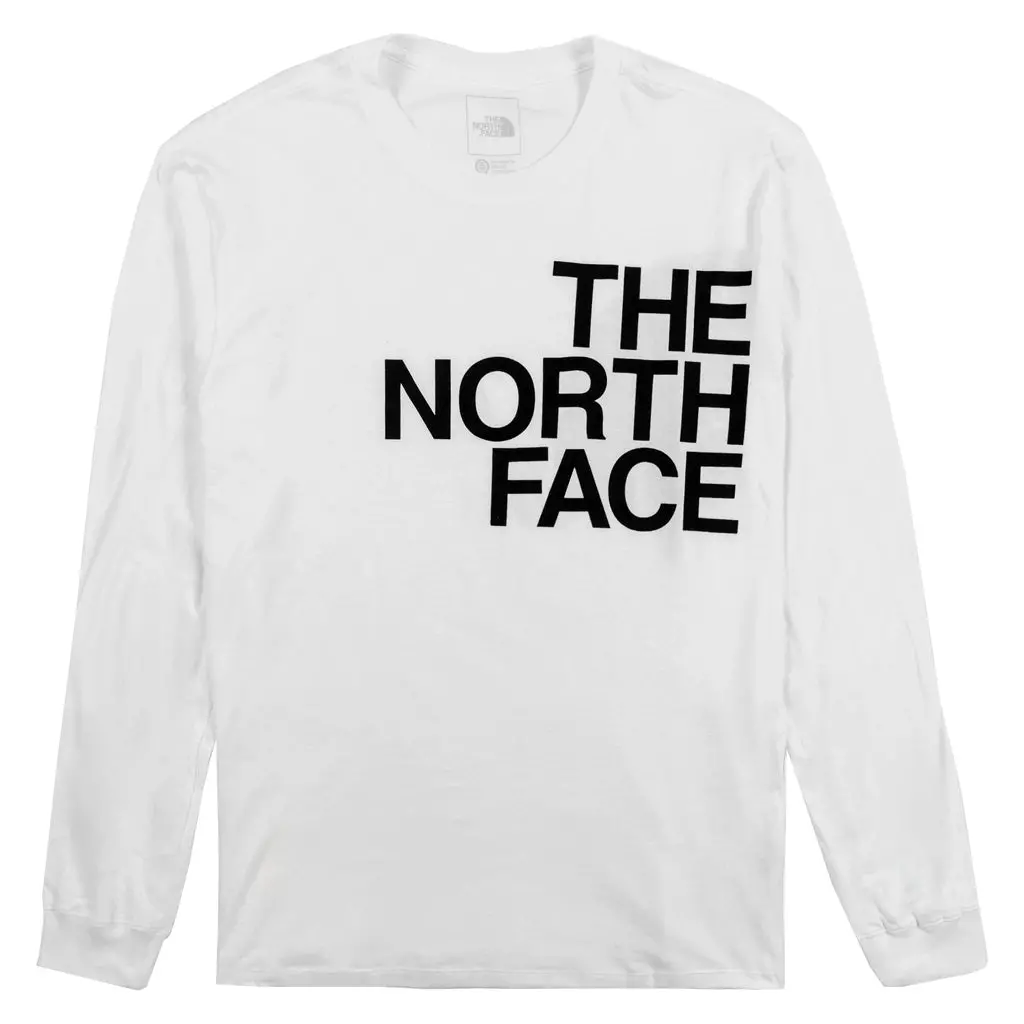 The North Face Brand Proud L/S Tee - Tnf White/Black 1